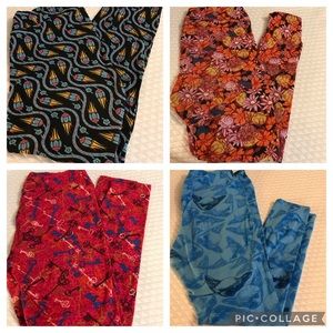 Lot of 4 LuLaRoe Tall & Curvy TC Leggings
